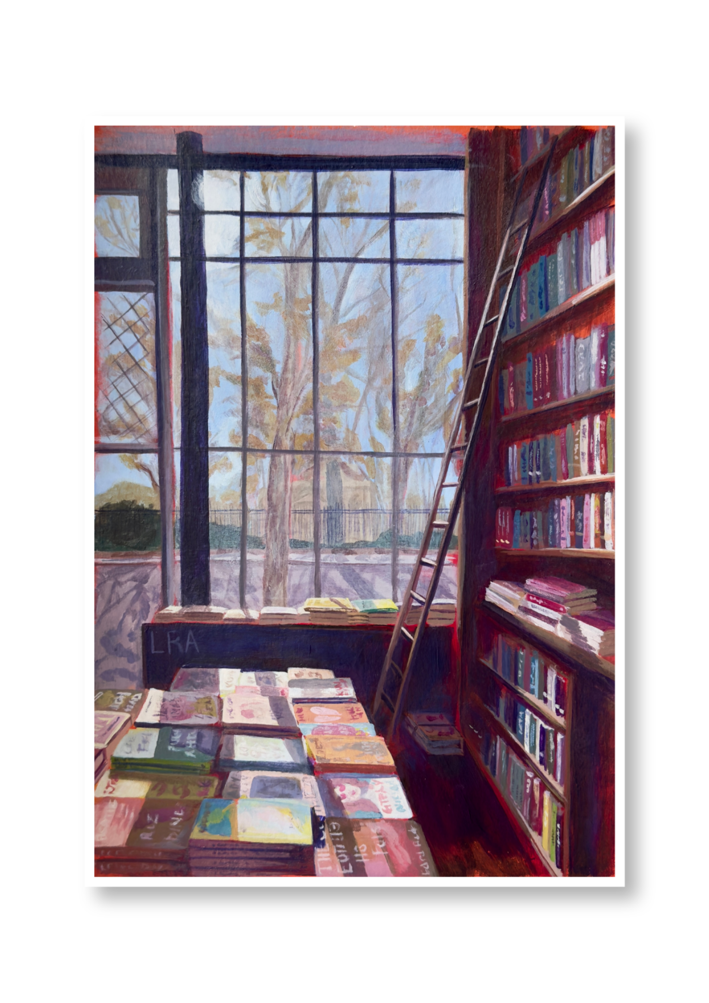 Red Wheelbarrow Bookshop | Fine Art Print
