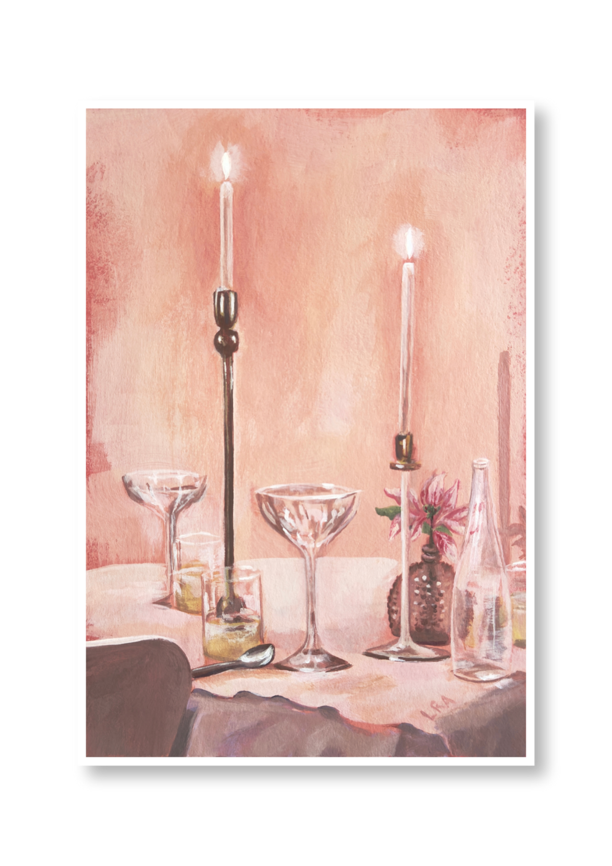 Pink Poinsettias | Fine Art Print